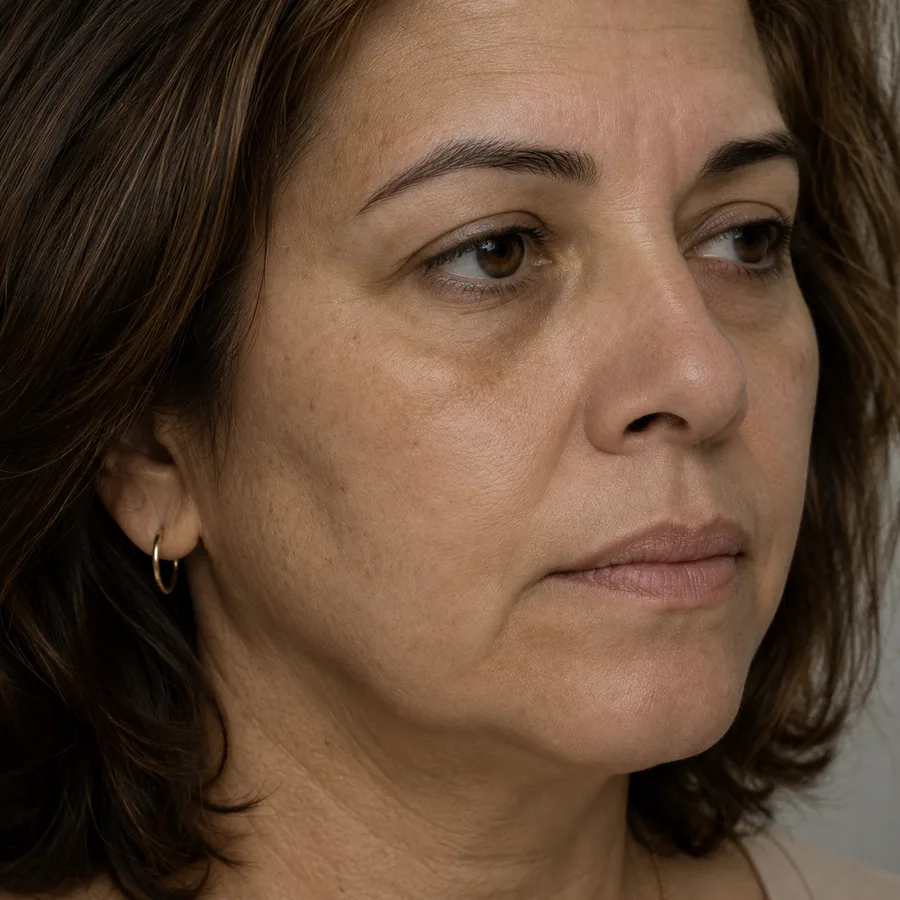 Pele opaca e sem viço